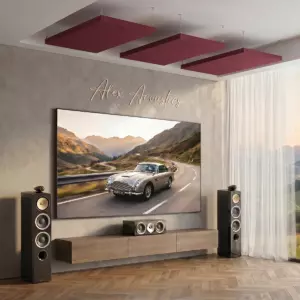 Alex Acoustics — Cloud-A (Burgundy Red, 1040x640x50)